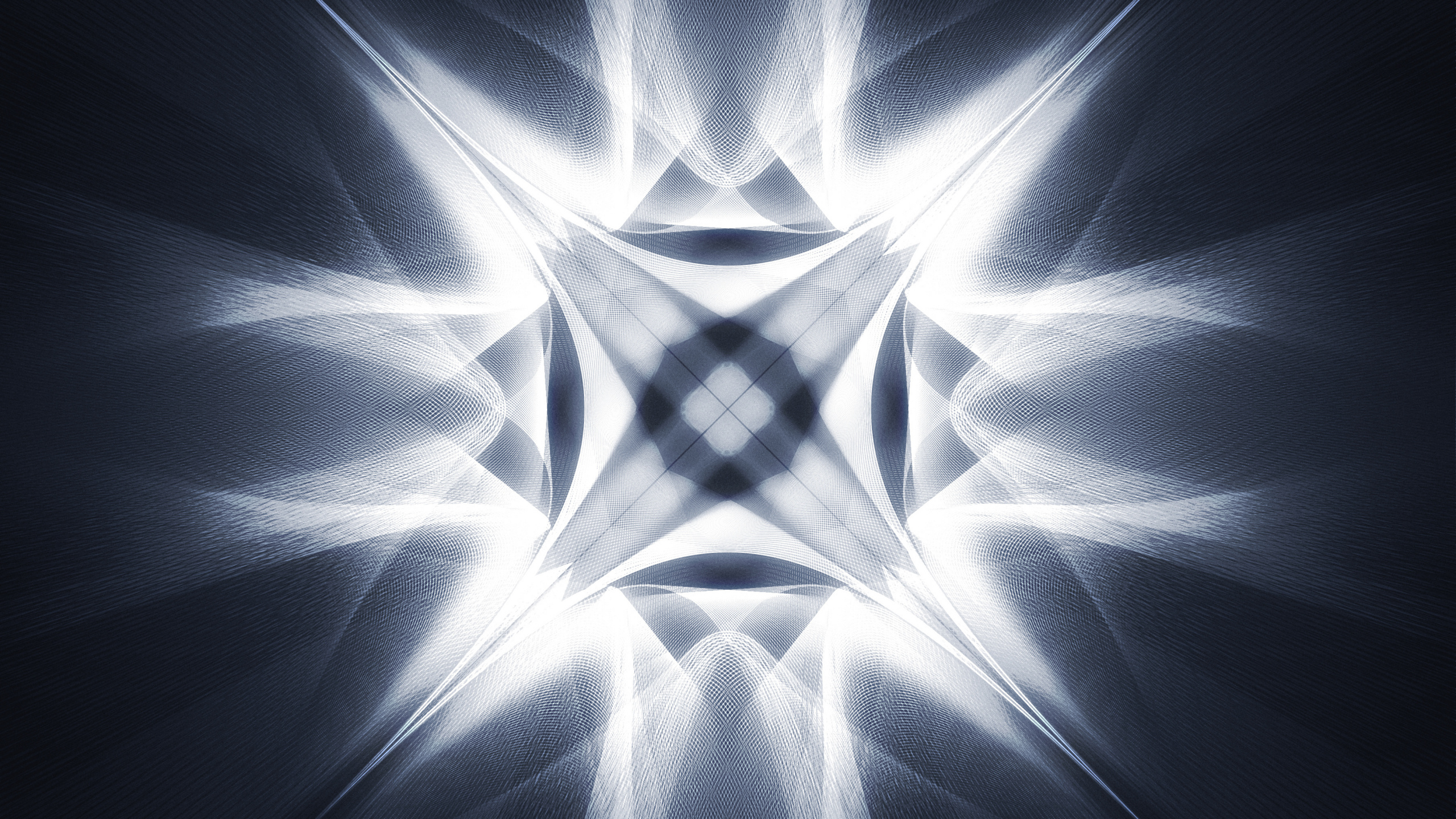 Abstrakte Schwarz-Weiß-Malerei. Wallpaper in 2560x1440 Resolution