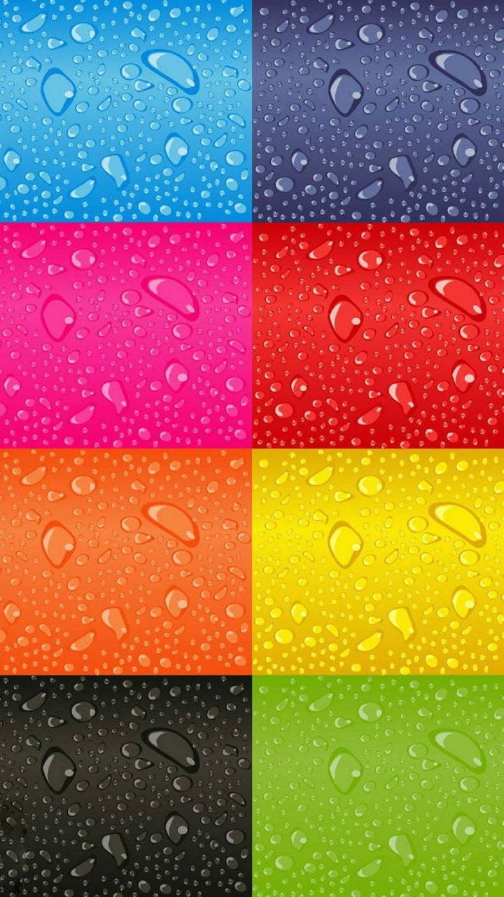 Ilustración de Corazón Rosa Amarillo y Azul. Wallpaper in 720x1280 Resolution