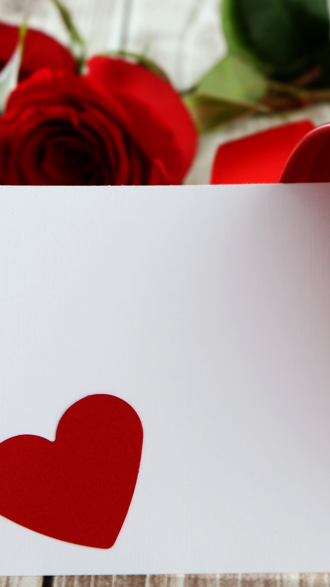 le Jour de Valentines, Cœur, Cadeau, Red, Amour. Wallpaper in 1080x1920 Resolution