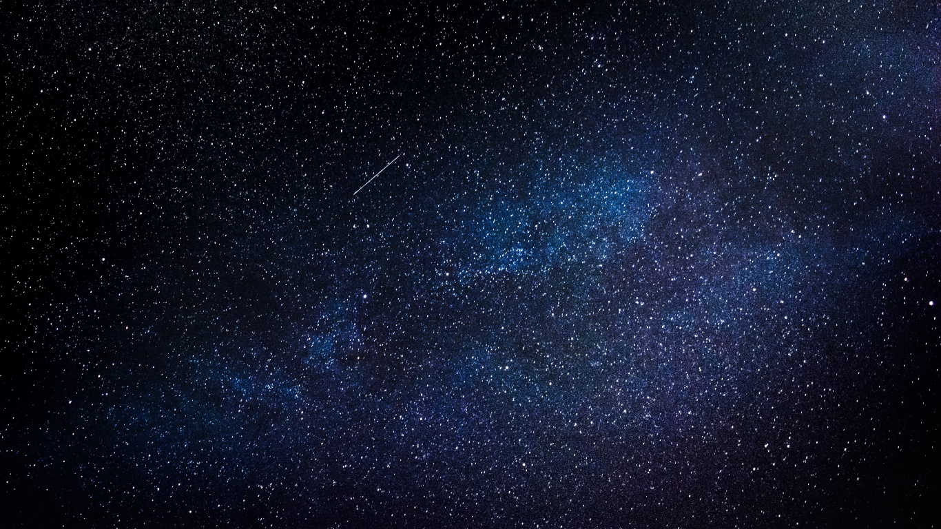 Cielo Estrellado Sobre Noche Estrellada. Wallpaper in 1366x768 Resolution