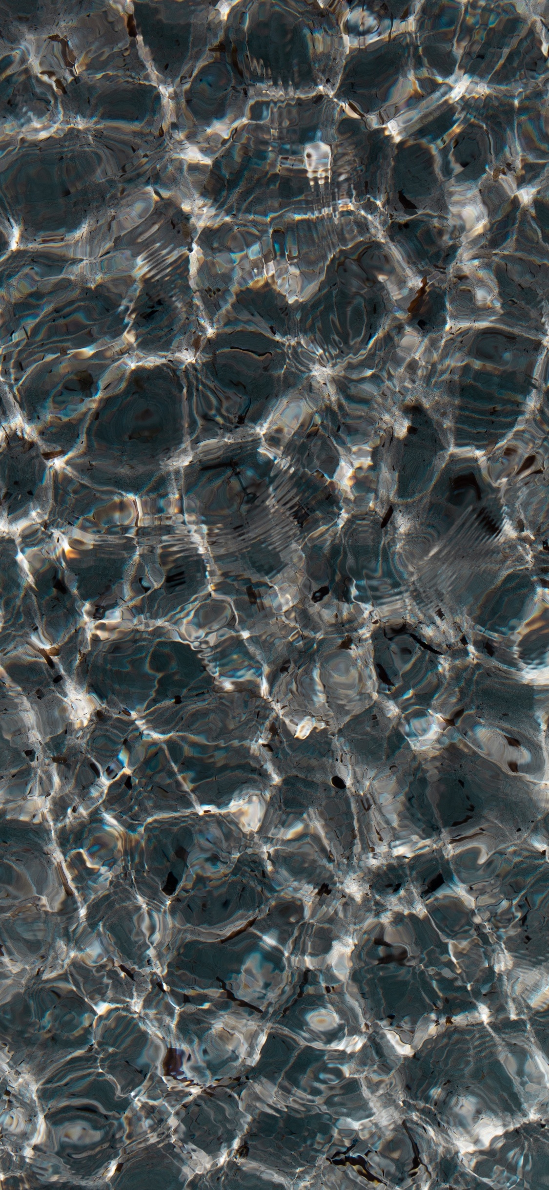 Salpicaduras de Agua Blanca y Azul. Wallpaper in 1125x2436 Resolution