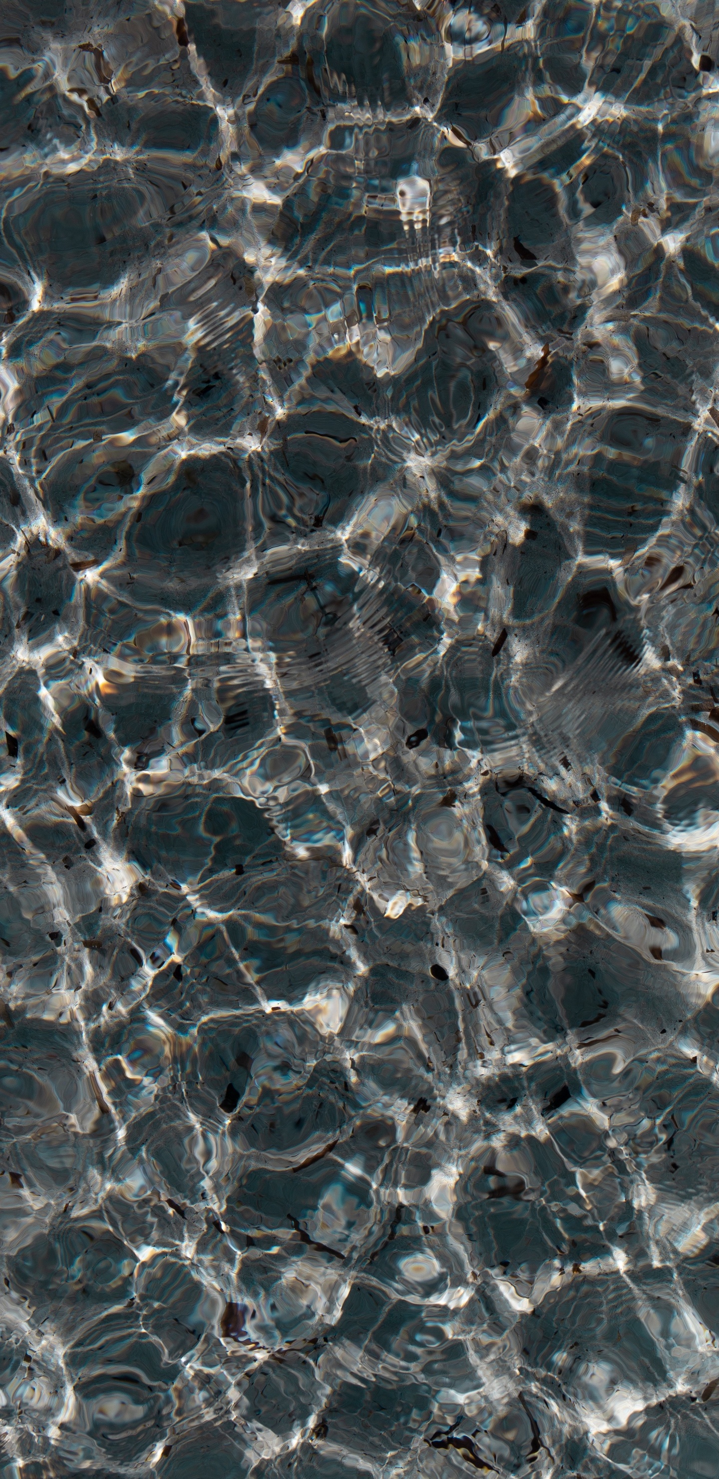 Weißes Und Blaues Wasserspritzen. Wallpaper in 1440x2960 Resolution