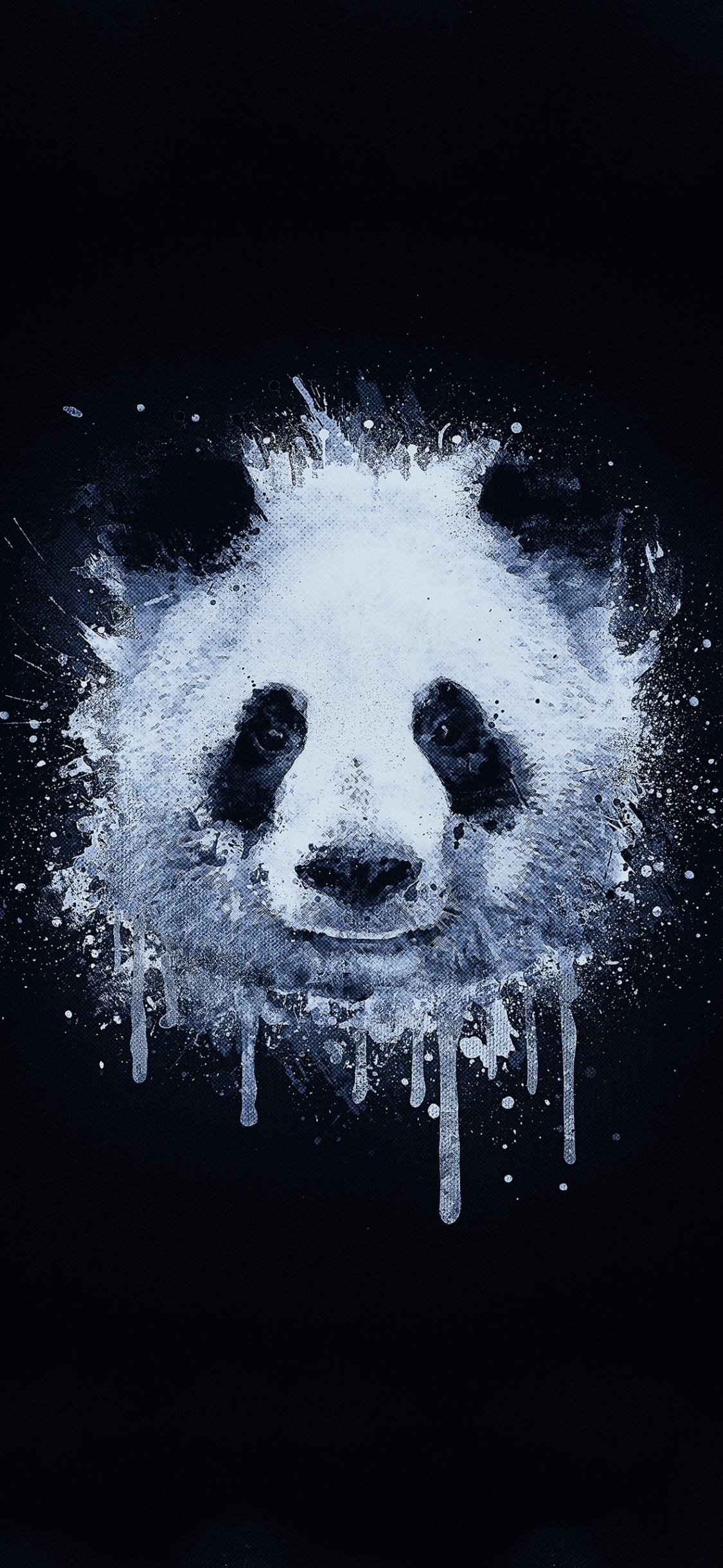 大熊猫, 艺术, 肖像, T恤, 海报 壁纸 1125x2436 允许