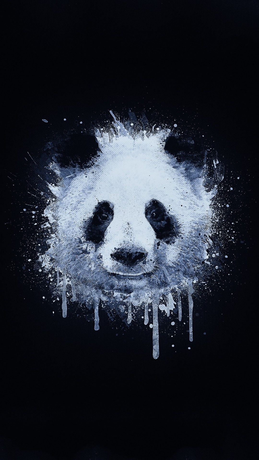 Panda en Métal, Panda, Art, Portrait, T-shirt. Wallpaper in 1080x1920 Resolution