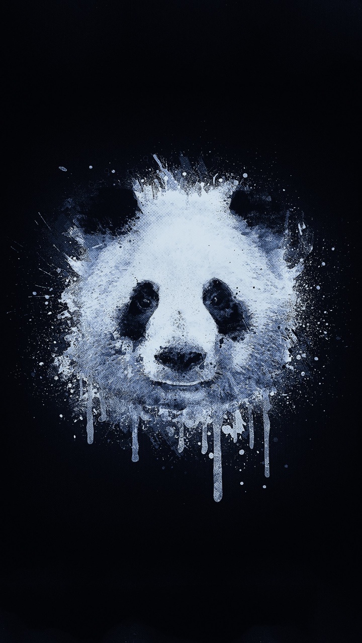 Panda Metal, Giant Panda, Art, Portrait, t Shirt. Wallpaper in 720x1280 Resolution