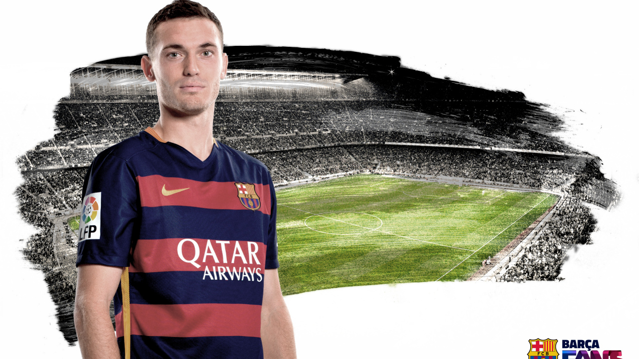 Man in Blue and Orange Adidas v Neck T-shirt Standing on Green Grass Field During. Wallpaper in 1280x720 Resolution