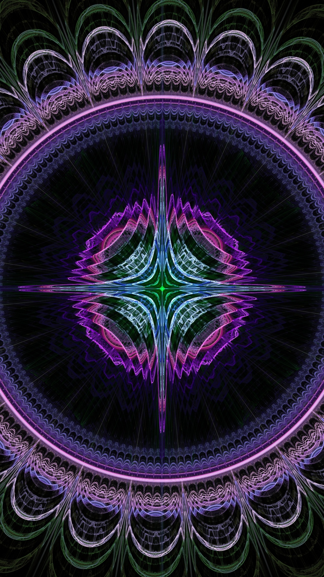 Purple and White Light Illustration. Wallpaper in 1080x1920 Resolution