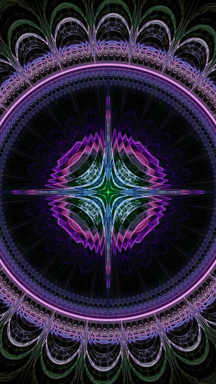 Purple and White Light Illustration. Wallpaper in 750x1334 Resolution