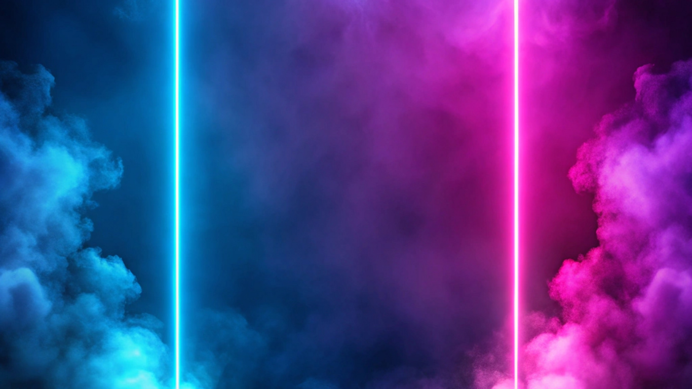 Lens Flare, Graphisme, Atmosphère, Blue, Purple. Wallpaper in 1366x768 Resolution