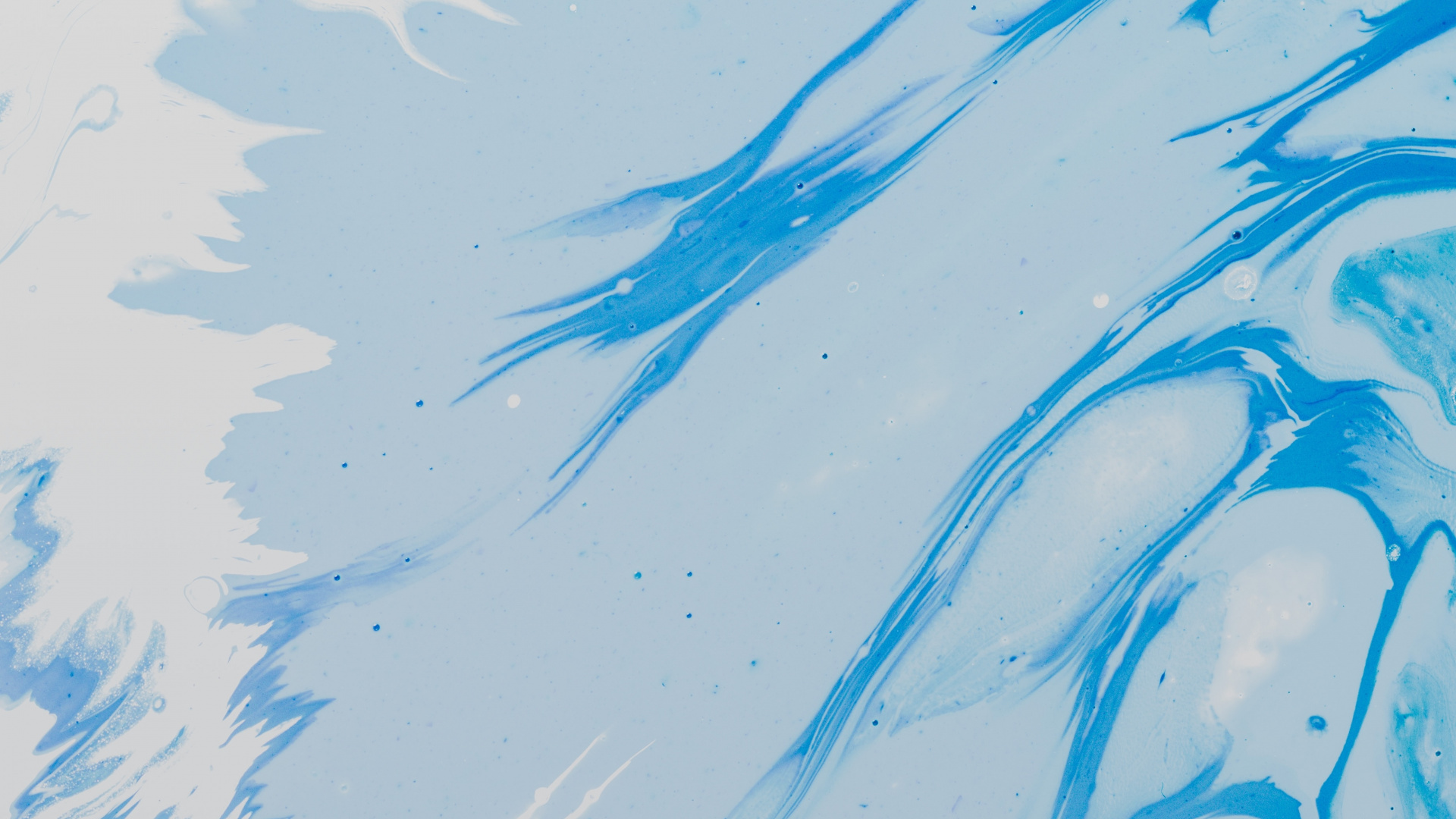 Peinture Abstraite Bleue et Blanche. Wallpaper in 1920x1080 Resolution