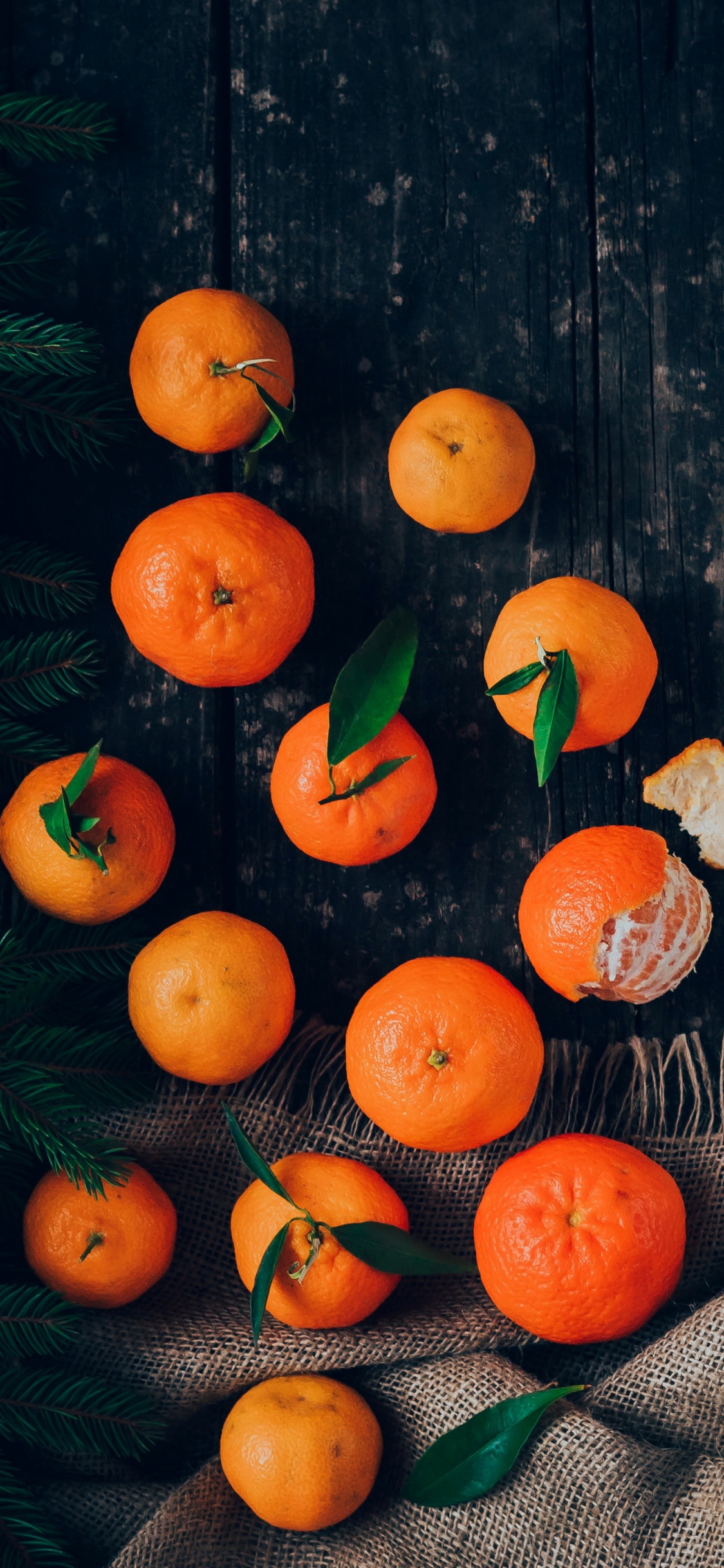 Orange, Clémentine, Aliment, Rangpur, Fruits. Wallpaper in 1125x2436 Resolution