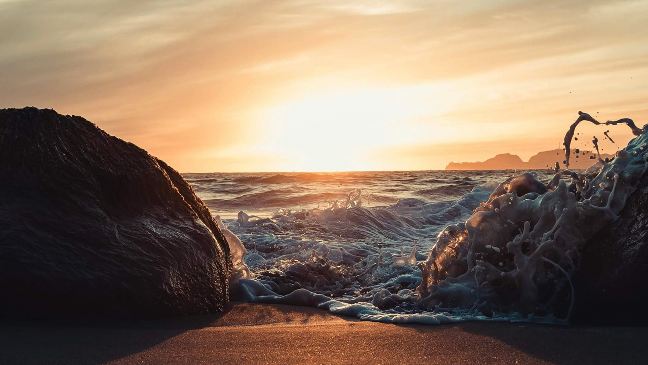 Naturaleza, Agua, Ambiente, Paisaje Natural, Afterglow. Wallpaper in 1280x720 Resolution