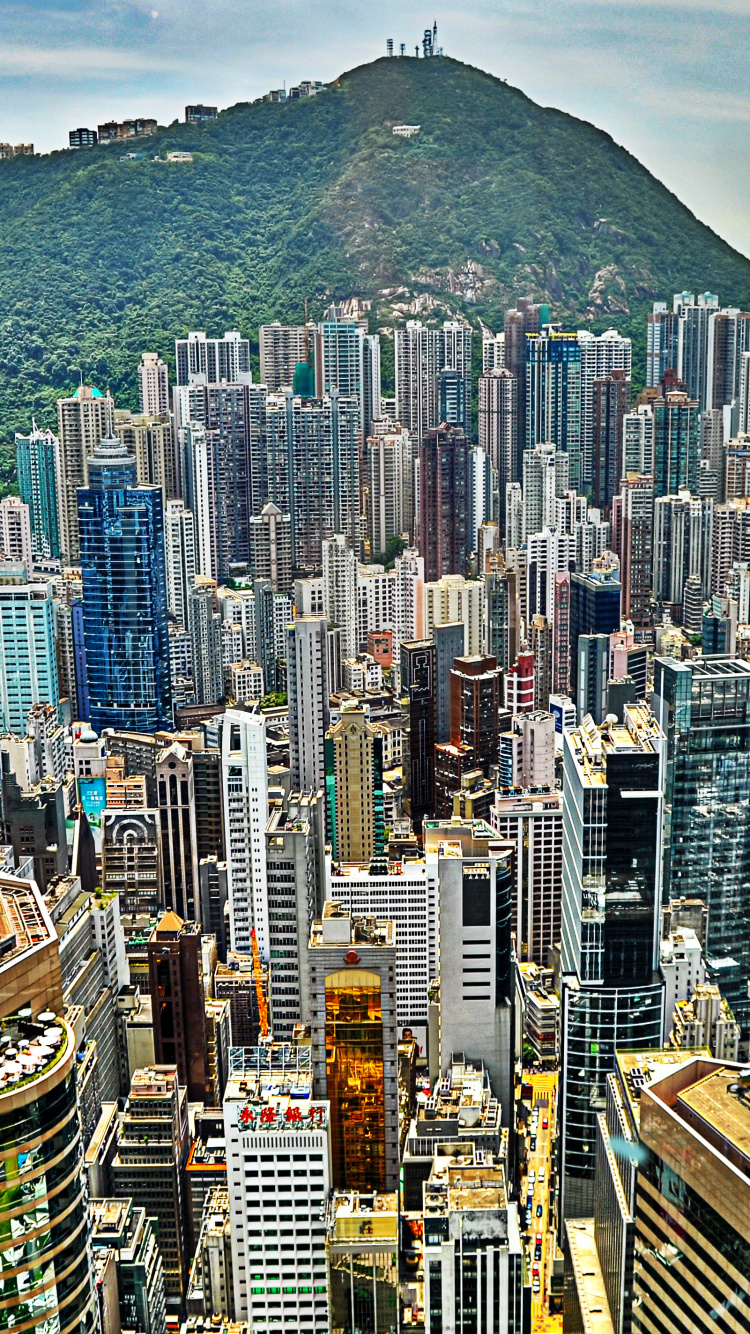 Aerial View of City Buildings During Daytime. Wallpaper in 750x1334 Resolution