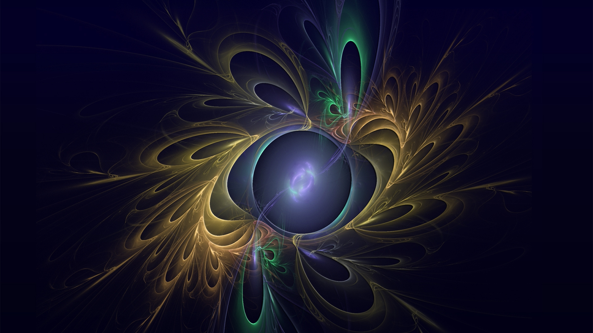 White and Purple Flower Illustration. Wallpaper in 1920x1080 Resolution