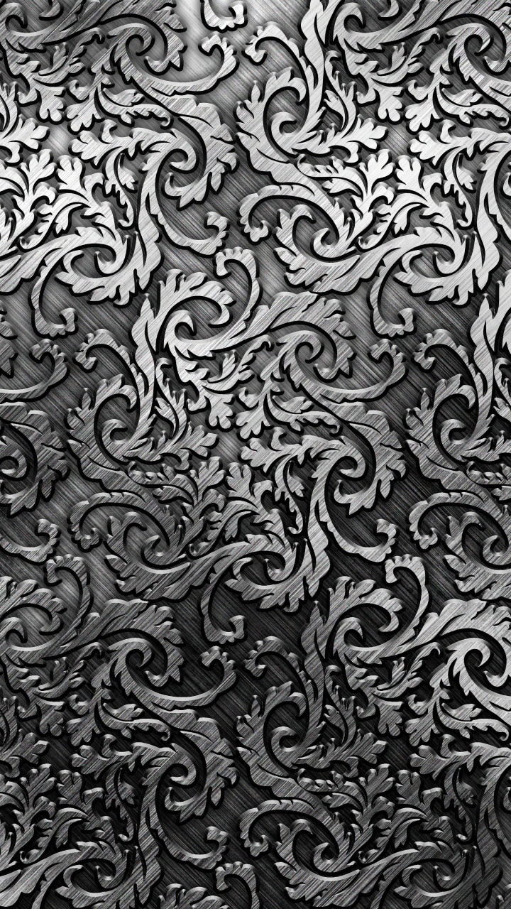 Pintura Abstracta en Blanco y Negro. Wallpaper in 720x1280 Resolution