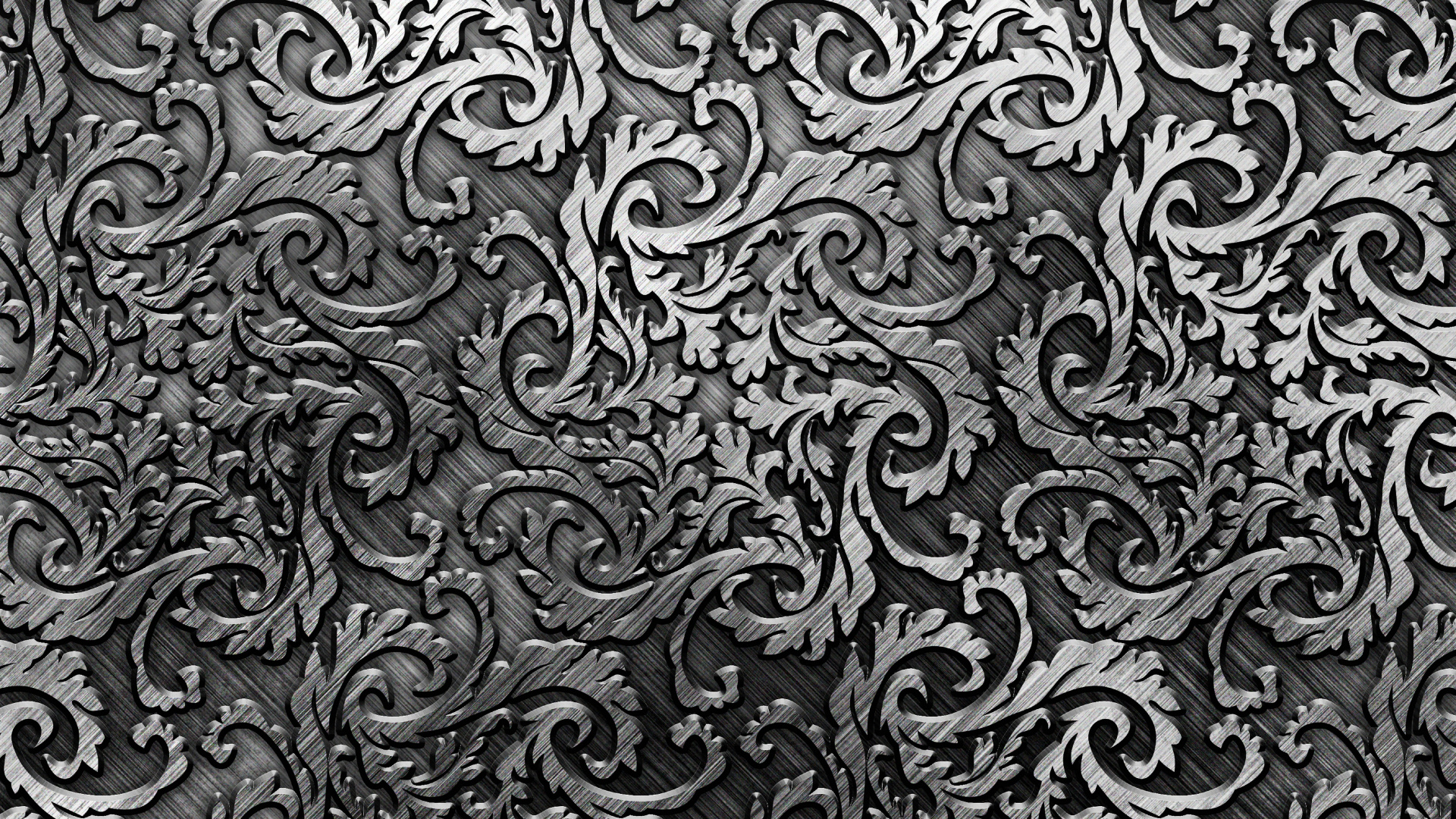 Black and White Abstract Painting. Wallpaper in 1920x1080 Resolution