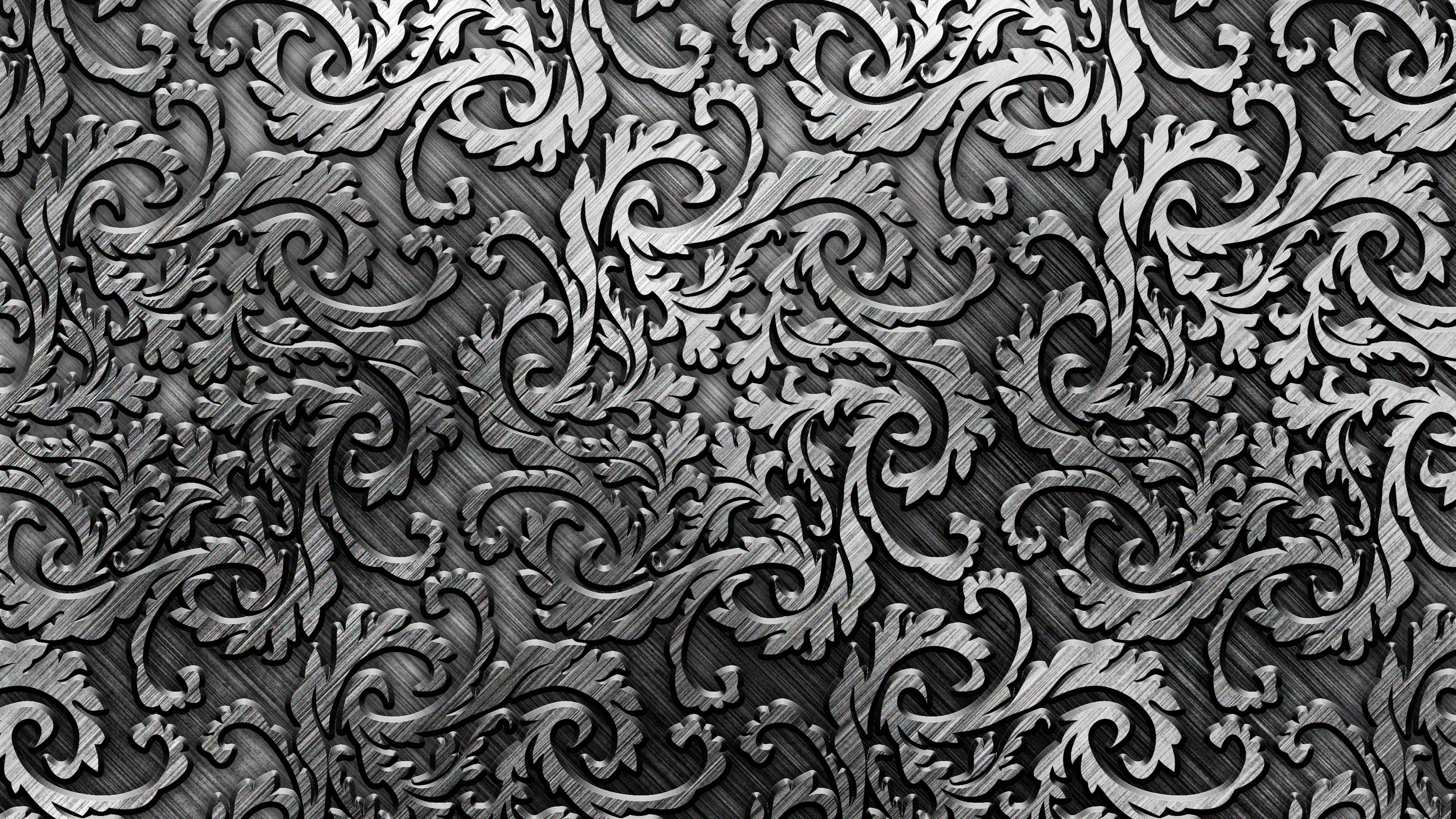Black and White Abstract Painting. Wallpaper in 3840x2160 Resolution