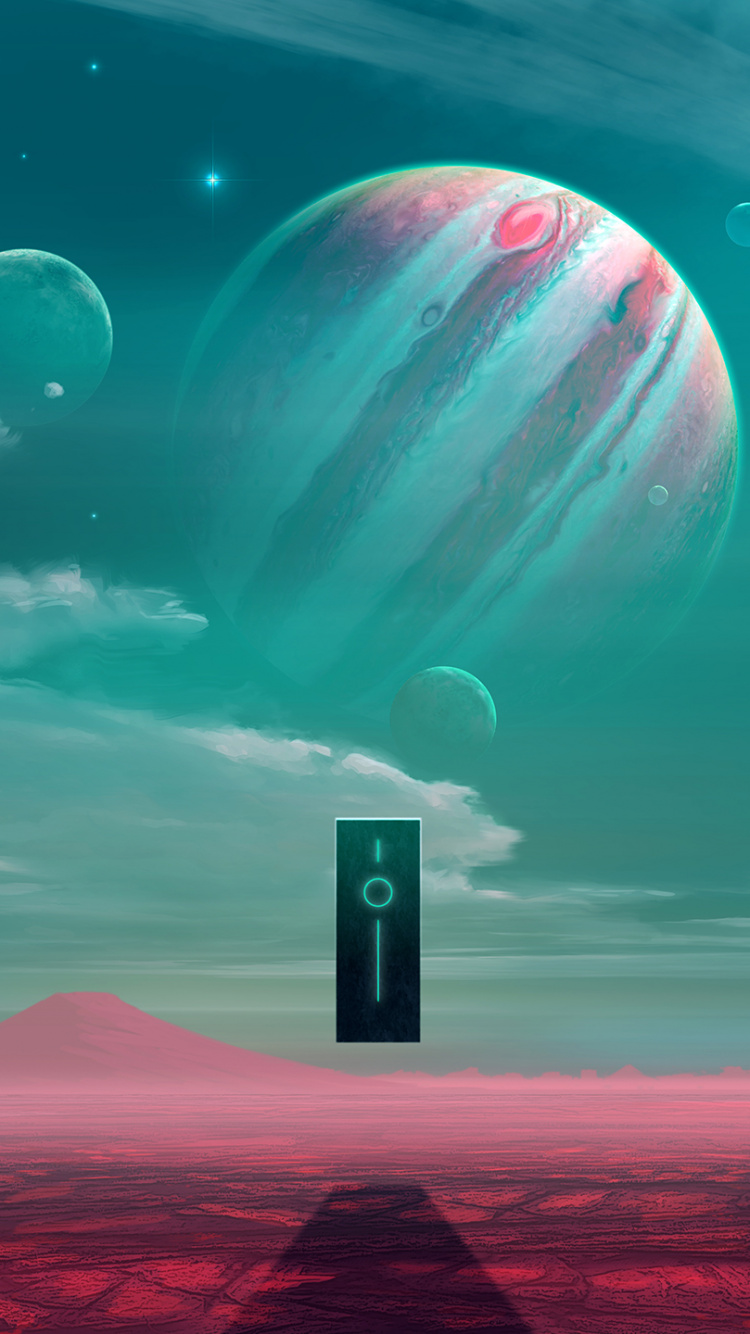 2001 Monolito, Monolito, la Ciencia Ficción, Arte, Cuerpo de Agua. Wallpaper in 750x1334 Resolution