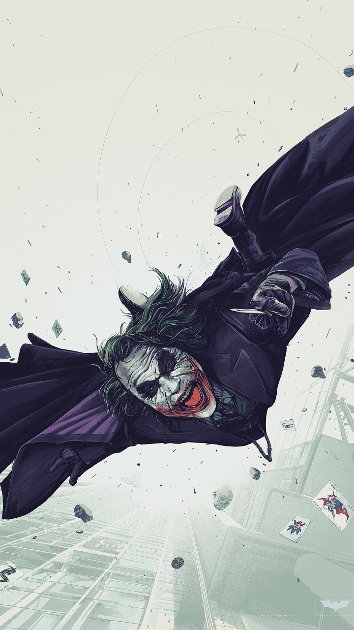 Joker, Batman, Chevalier Noir Oliver Barrett, Films Alternatifs Affiches, Affiche. Wallpaper in 720x1280 Resolution