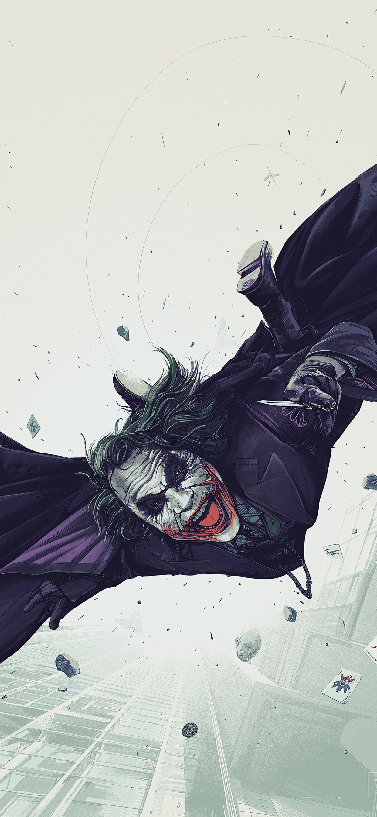 Joker, Batman, Oliver Barrett Dunkler Ritter, Alternative Filmplakate, Poster. Wallpaper in 1242x2688 Resolution