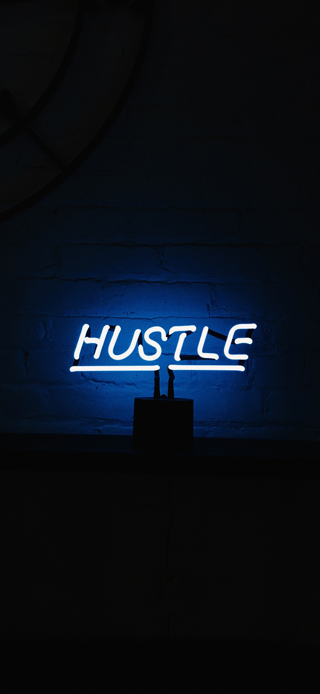 Neon Sign, Light, Gas, Electric Blue, Tints and Shades. Wallpaper in 1125x2436 Resolution