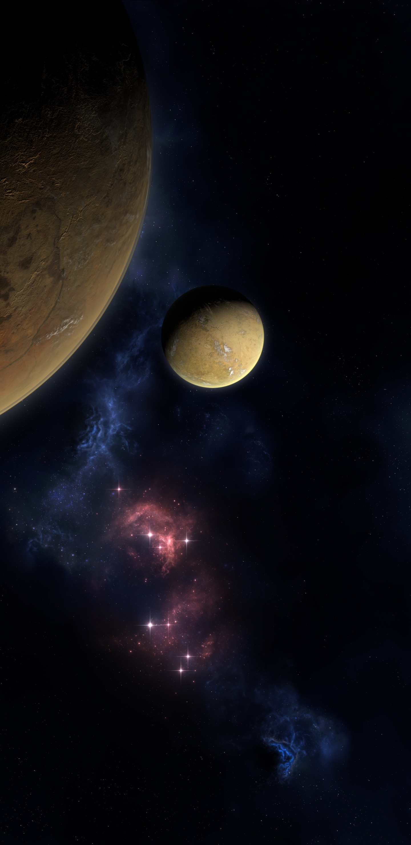 空间, 这个星球, 月亮, 天文学对象, 天的事件 壁纸 1440x2960 允许