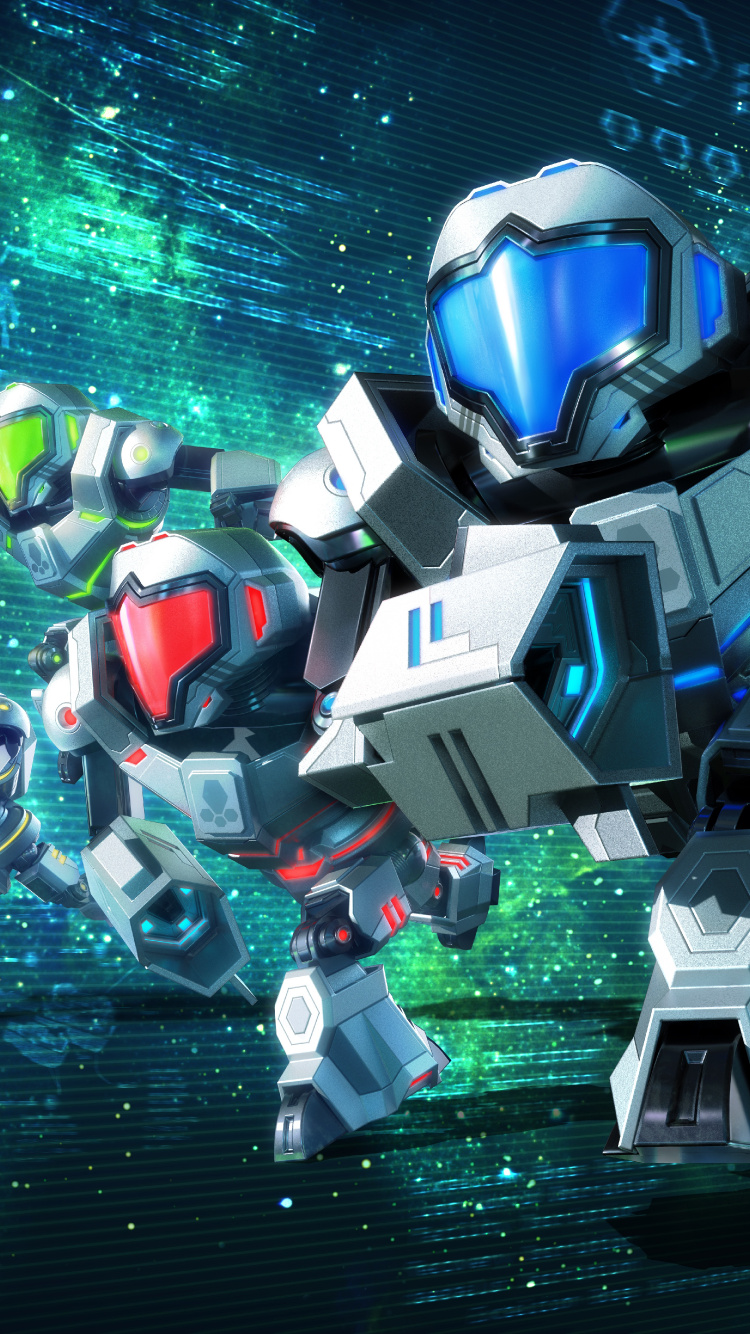 Metroid Prime, Nintendo 3DS, Nintendo, Mecha, Robot. Wallpaper in 750x1334 Resolution