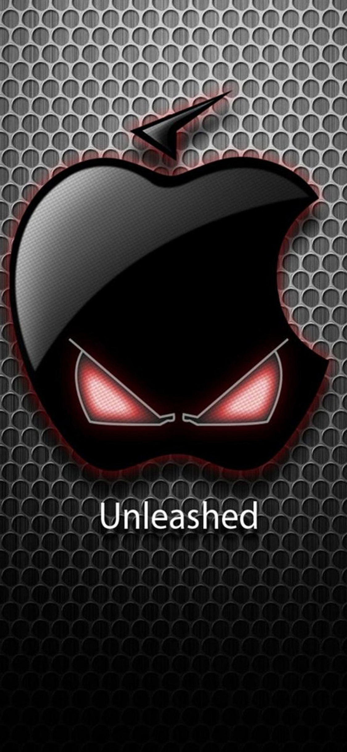 Ilustración de Corazón Negro y Rojo. Wallpaper in 1125x2436 Resolution