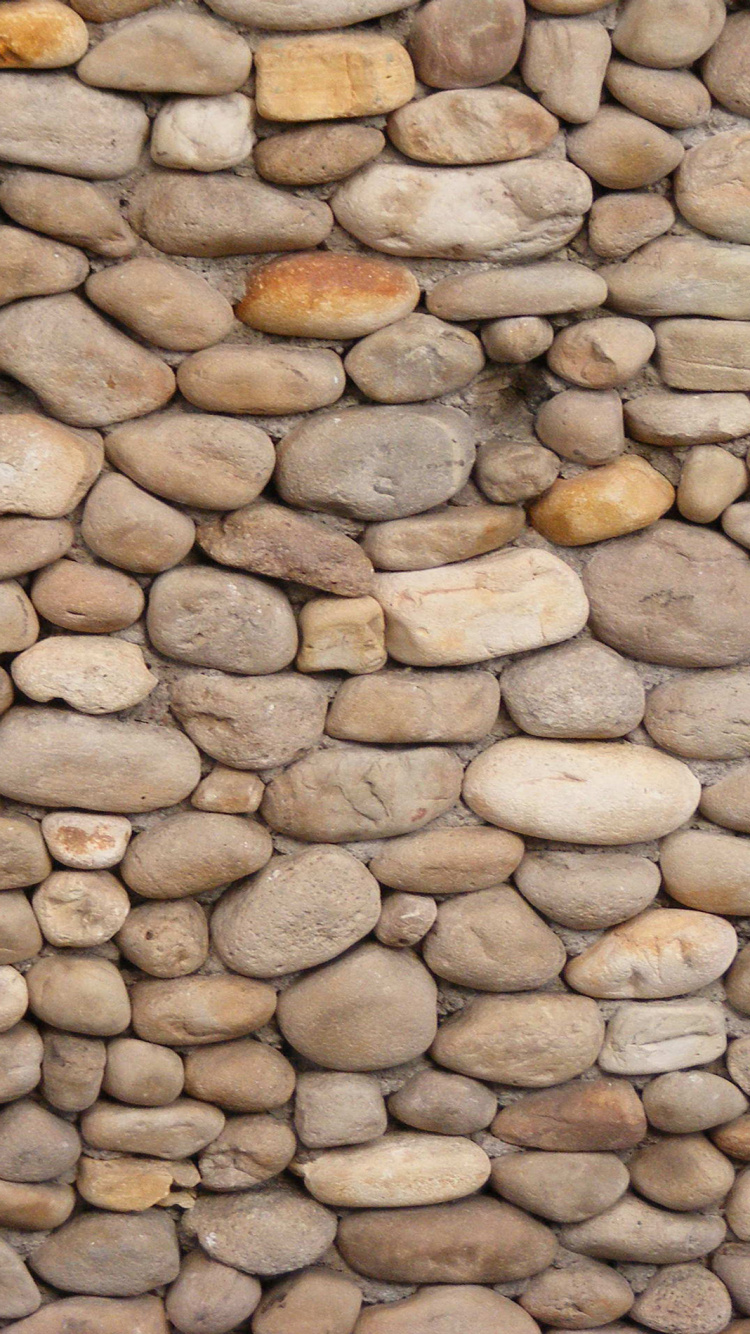 Fragmentos de Piedra Marrón y Negra. Wallpaper in 750x1334 Resolution