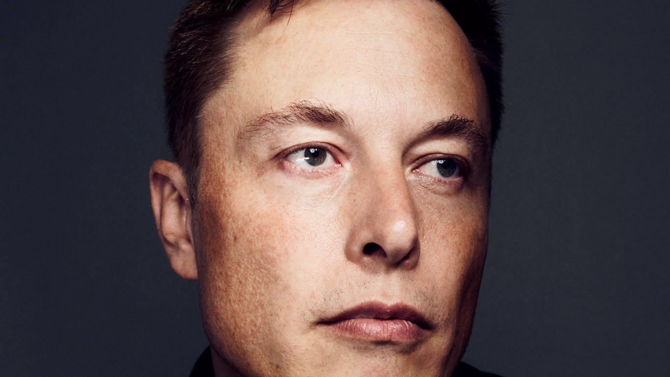 Elon Musk, Face, Eyebrow, Forehead, Chin. Wallpaper in 1366x768 Resolution