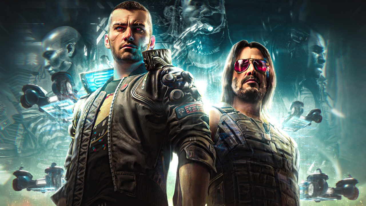 Les Effets Visuels, Cyberpunk 2077, Tomber Les Gars Ultime Knockout, Illustration, Graphisme. Wallpaper in 1280x720 Resolution