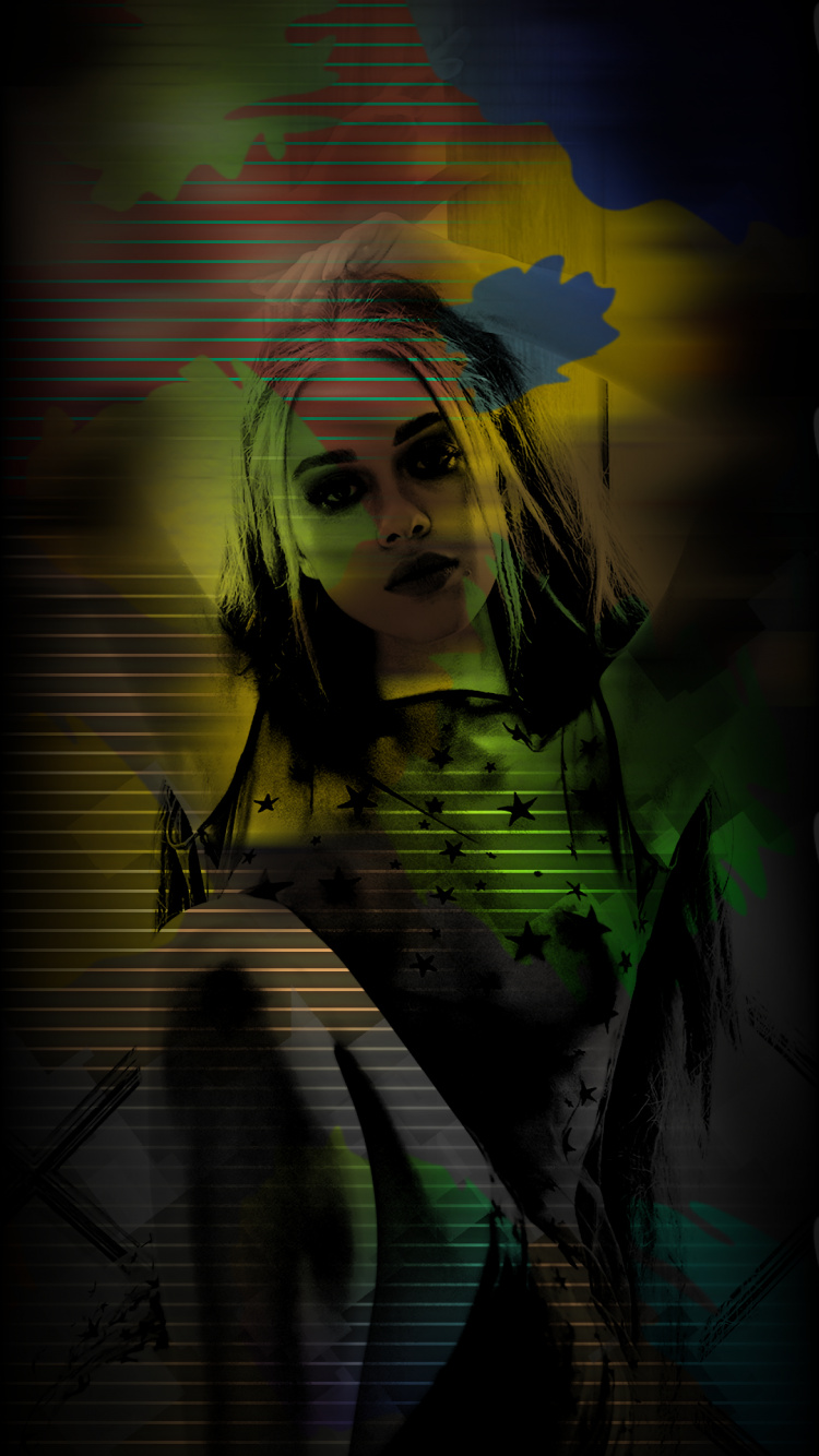 Darkness, Eyebrow, People in Nature, Eyelash, Art. Wallpaper in 750x1334 Resolution