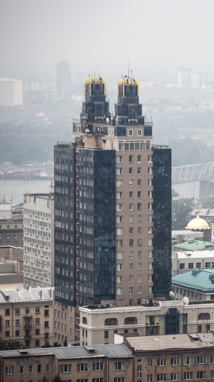 Aerial View of City Buildings During Daytime. Wallpaper in 720x1280 Resolution