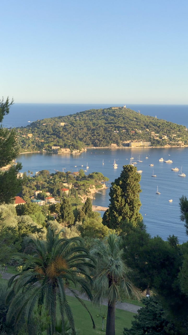 Saint-jean-cap-ferrat, Mount Scenery, Eau, Palmier, Corps de L'eau. Wallpaper in 720x1280 Resolution