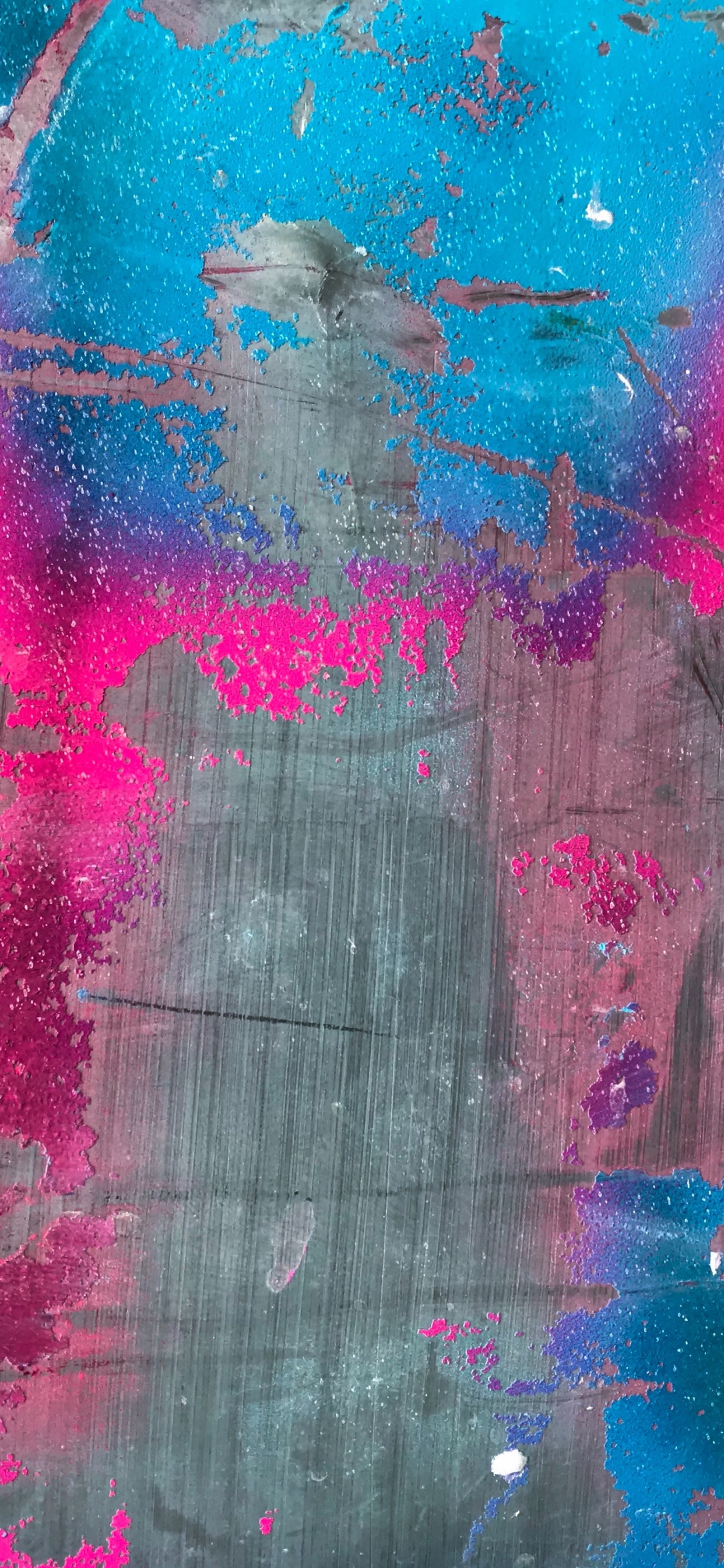 Blau-rot-weiße Abstrakte Malerei. Wallpaper in 1242x2688 Resolution