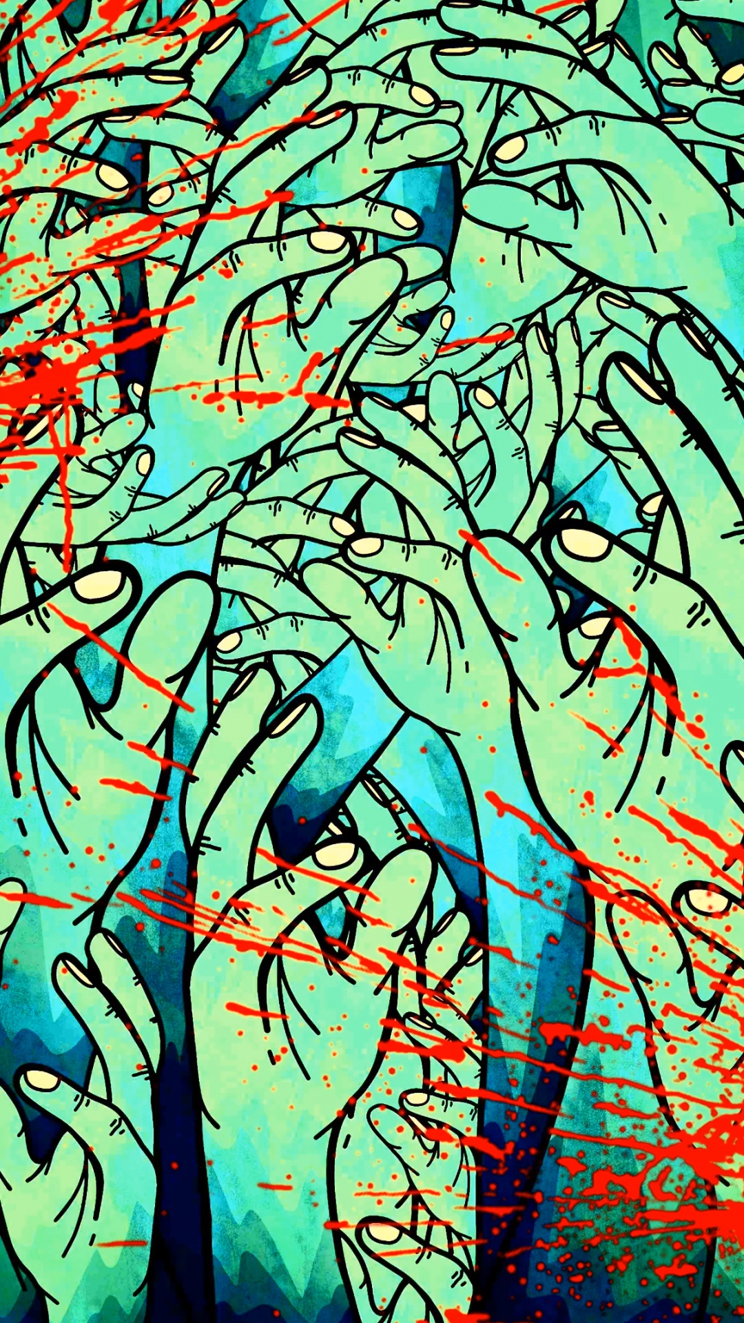 Blue, la Pureté de la Couleur, Sarcelle, Aqua, Turquoise. Wallpaper in 1080x1920 Resolution