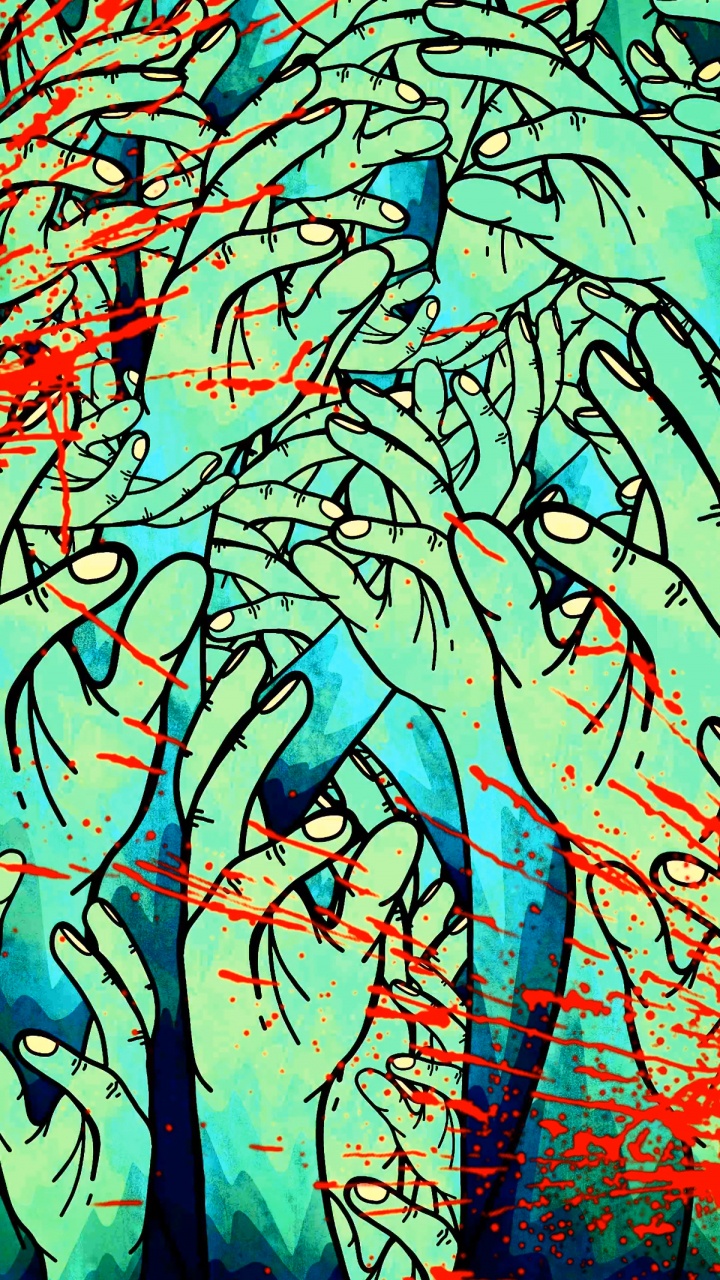 Tree, Blue, Colorfulness, Teal, Aqua. Wallpaper in 720x1280 Resolution