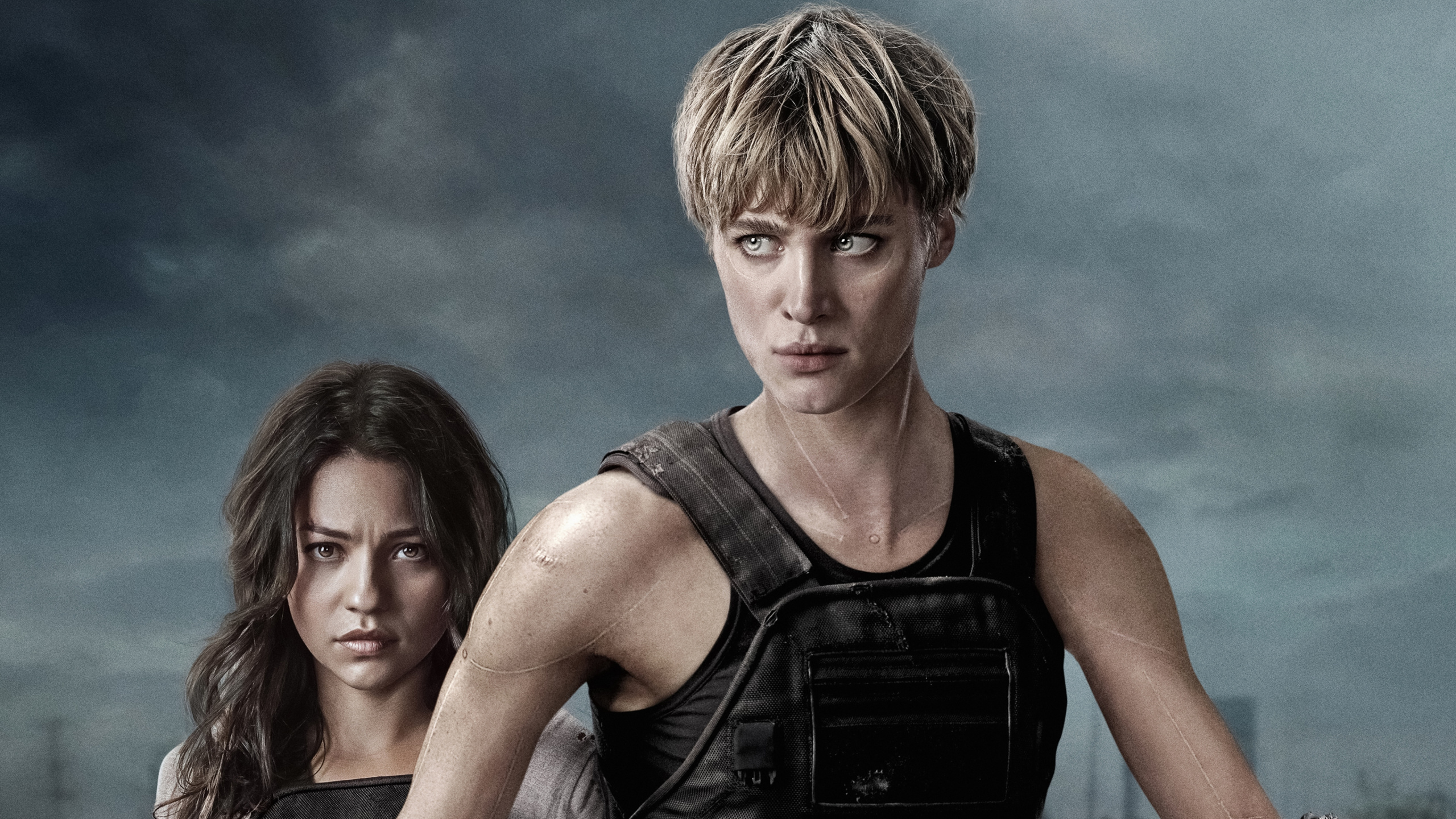 Terminator Dunkle Schicksalsgnade, Mackenzie Davis, Terminator Dark Fate, Sarah Connor, Dani Ramos. Wallpaper in 2560x1440 Resolution