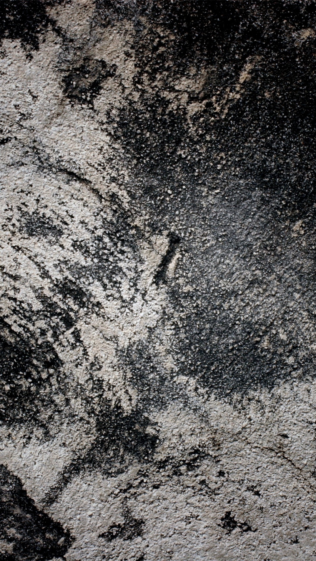 Pintura Abstracta Negra y Marrón. Wallpaper in 1080x1920 Resolution