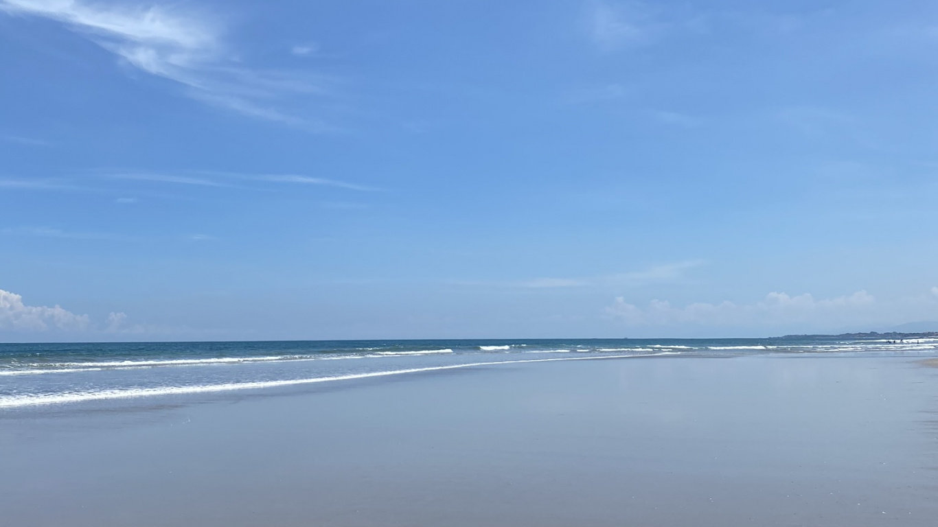 岸边, 潮, 流体, 液体, 气氛 壁纸 1366x768 允许