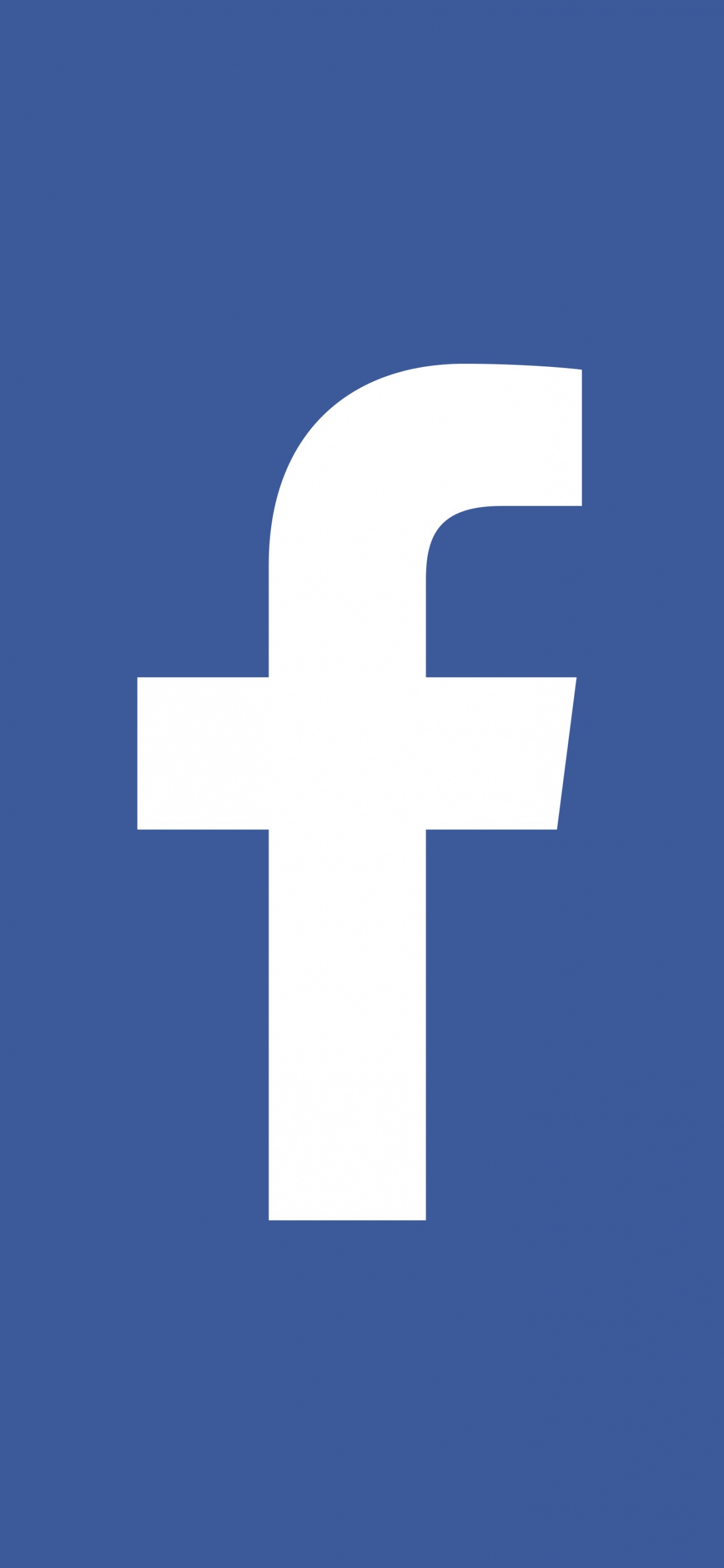Facebook Icon, Facebook, Logo, Text, Line. Wallpaper in 1242x2688 Resolution