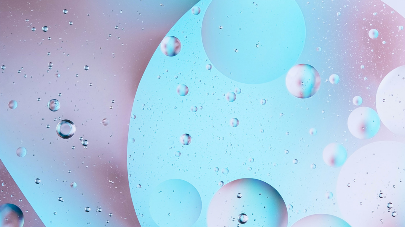 Water, Apples, Oneplus 8, Liquid, Blue. Wallpaper in 1366x768 Resolution