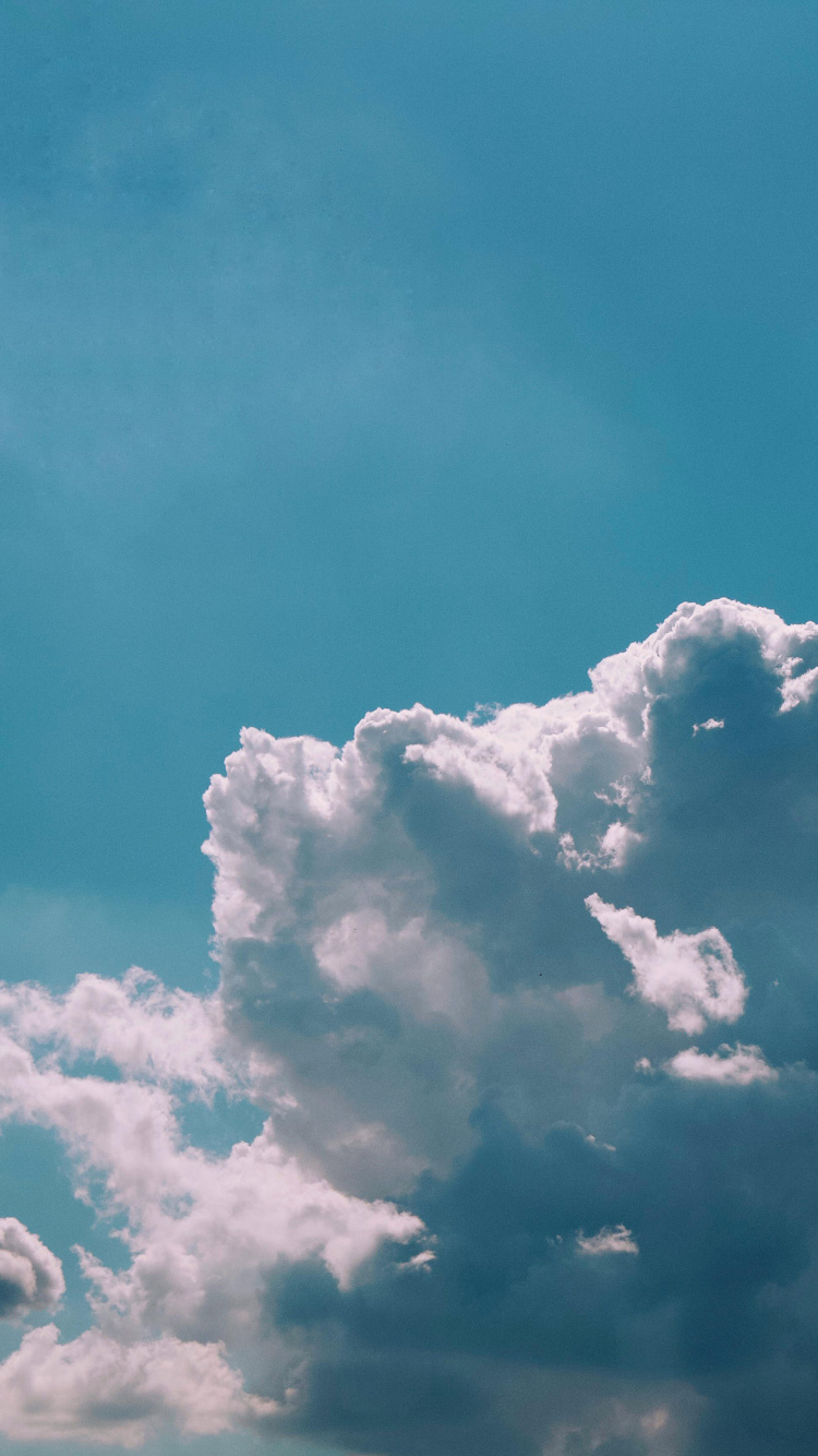 Cloud, Atmosphäre, Blau, Azure, Cumulus. Wallpaper in 750x1334 Resolution