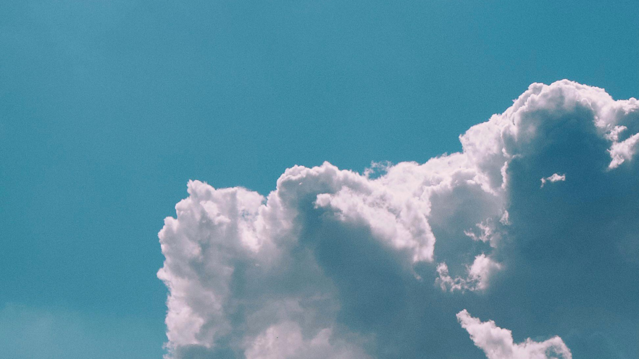 Cloud, Atmosphere, Blue, Azure, Cumulus. Wallpaper in 1280x720 Resolution