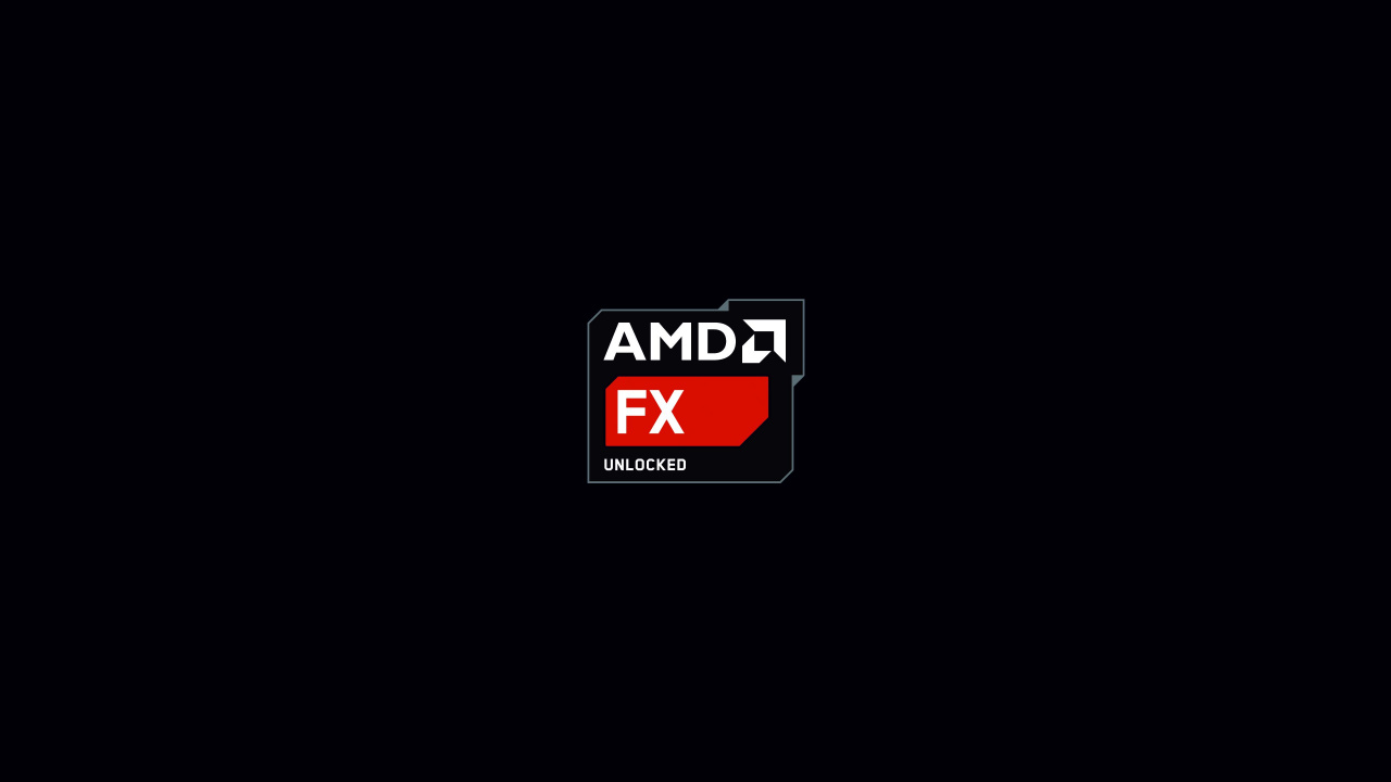 Advanced Micro Devices, Noir, Texte, Logo, Graphique. Wallpaper in 1280x720 Resolution