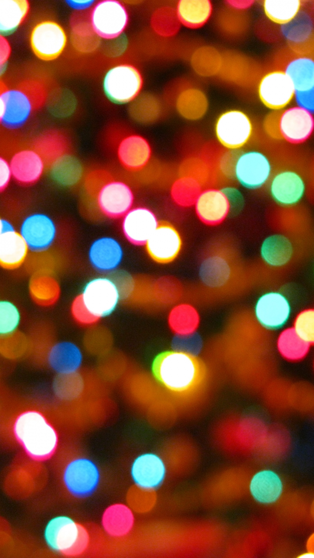 Red and Yellow Bokeh Lights. Wallpaper in 1080x1920 Resolution