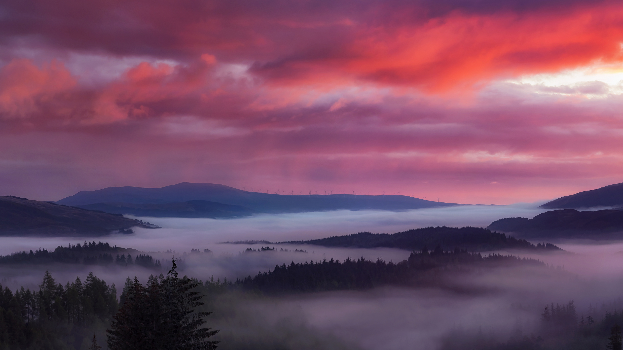 Mountain, Landscape, Nature, Cloud, Atmosphere. Wallpaper in 2560x1440 Resolution