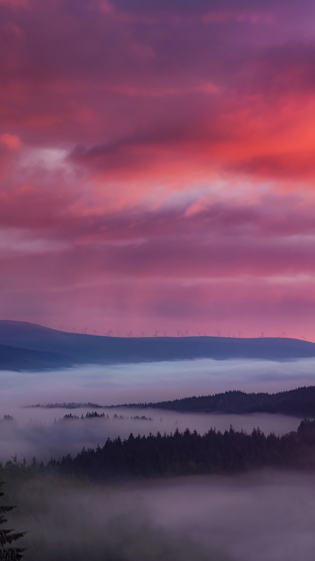 Natur, Cloud, Atmosphäre, Afterglow, Naturlandschaft. Wallpaper in 1080x1920 Resolution
