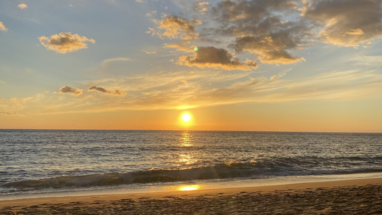 Horizon, Eau, Atmosphère, Les Ressources en Eau, Afterglow. Wallpaper in 1280x720 Resolution