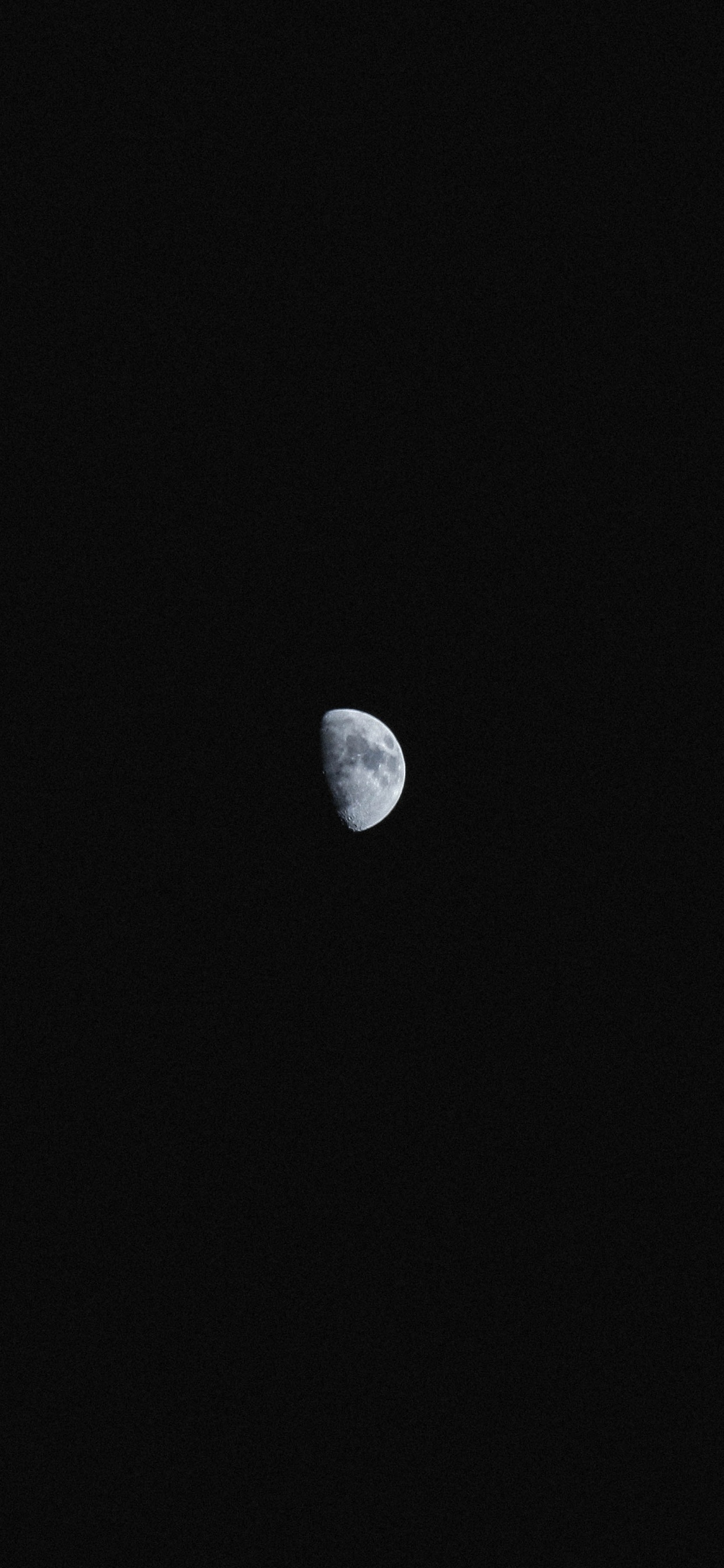 Pleine Lune Dans le Ciel. Wallpaper in 1242x2688 Resolution